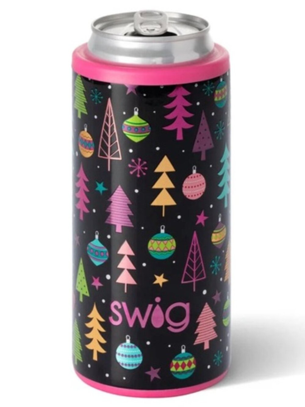 Merry & Bright Skinny Can Cooler